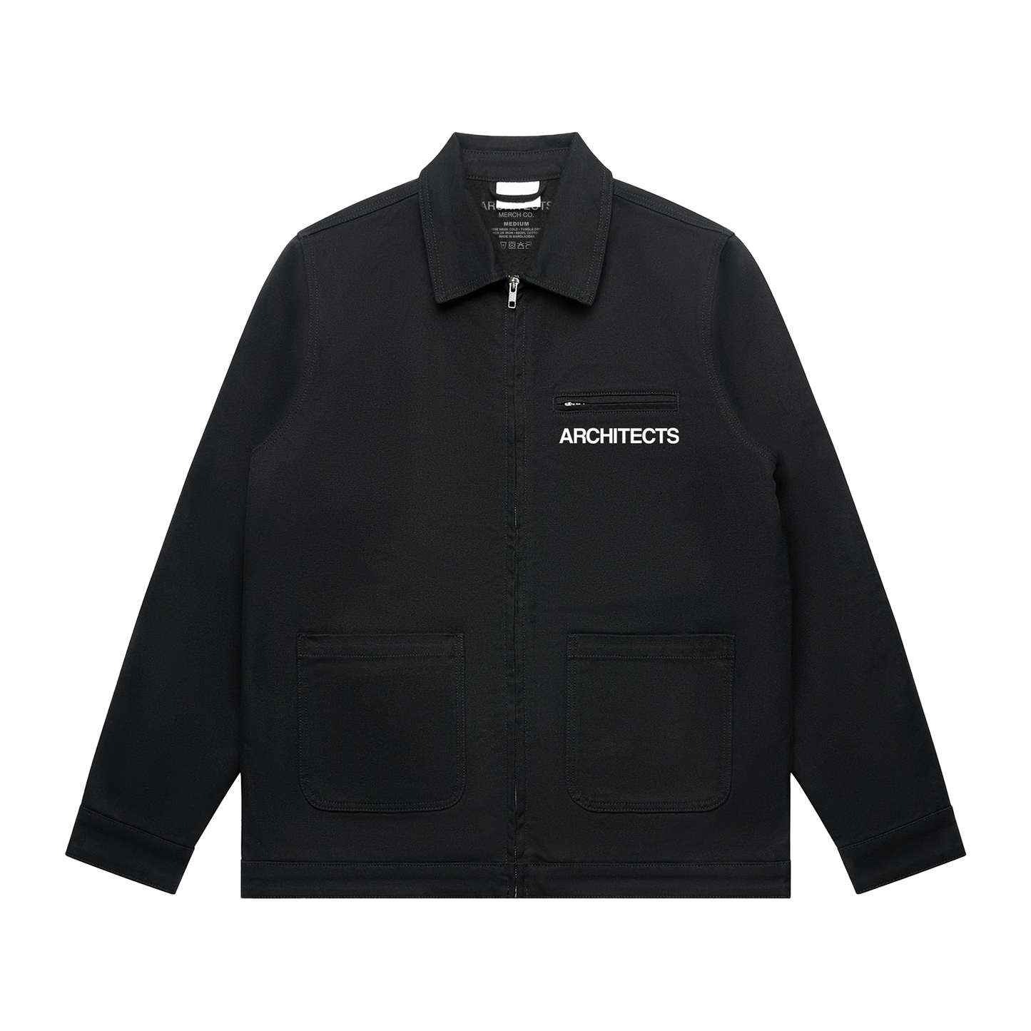 The Sky, The Earth Text Black Jacket