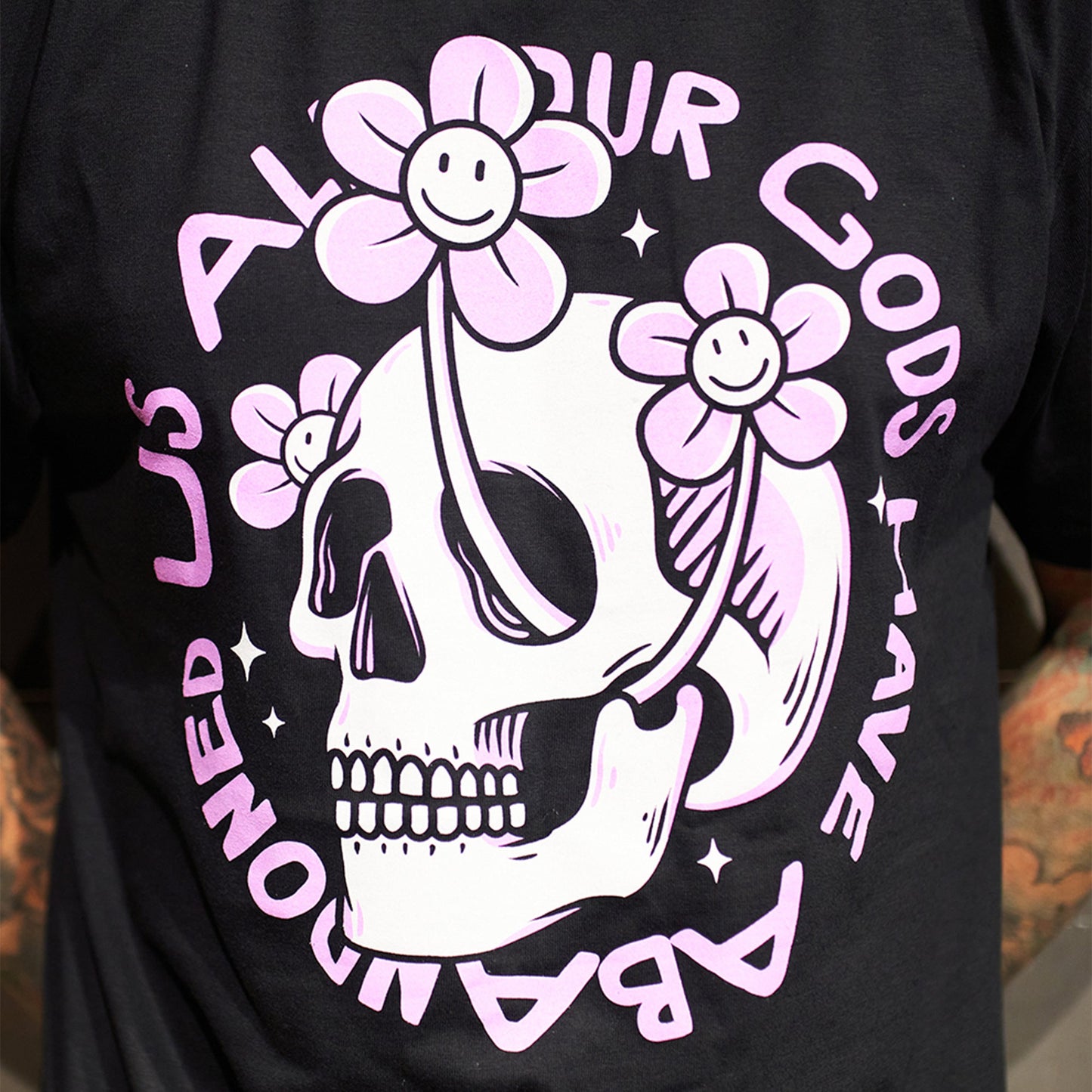 All Our Gods Have Abandoned Us Kids (Black) T-Shirt