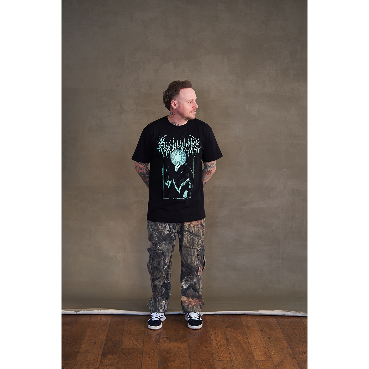 Occult Glow In The Dark Black Tee
