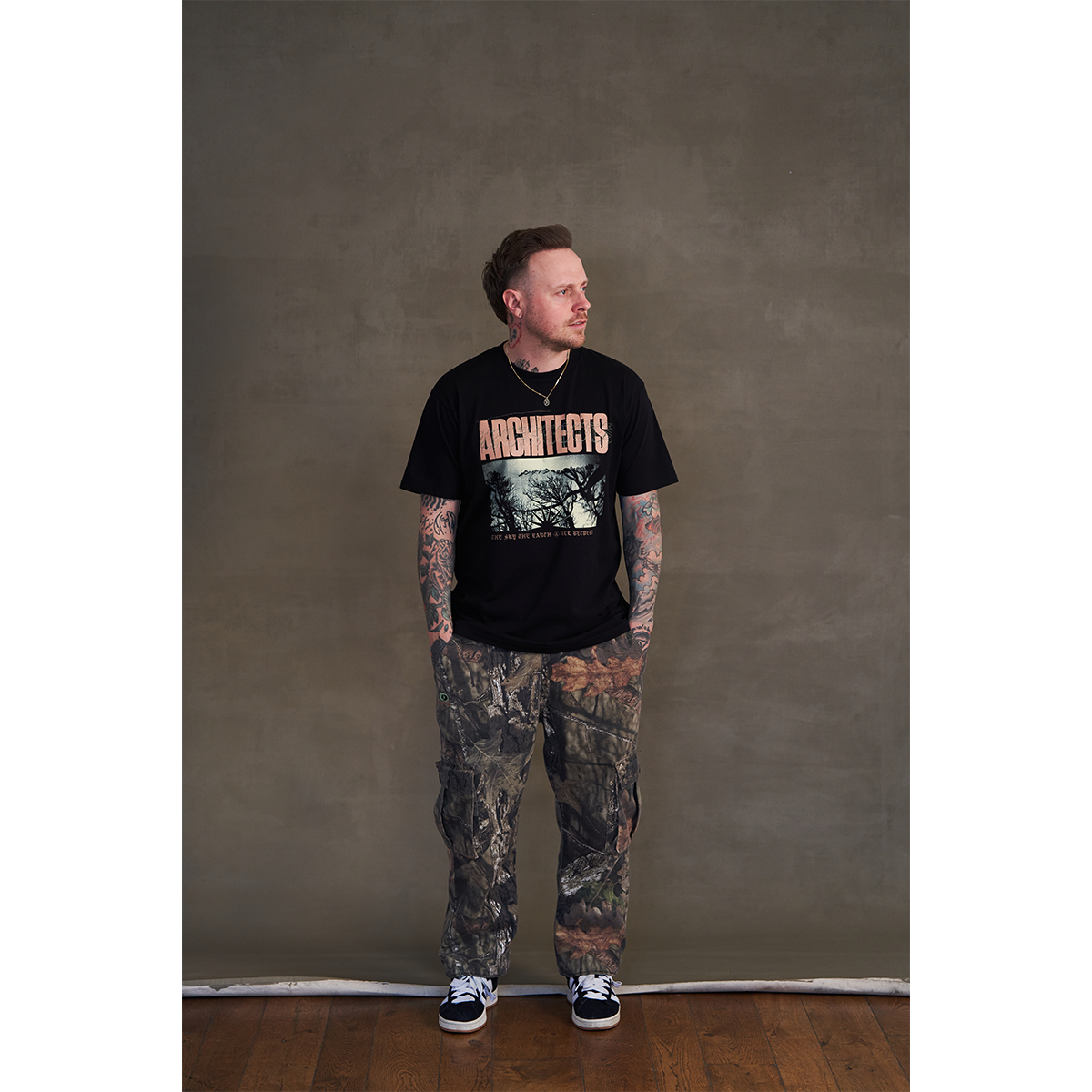 The Earth The Trees Black Tee