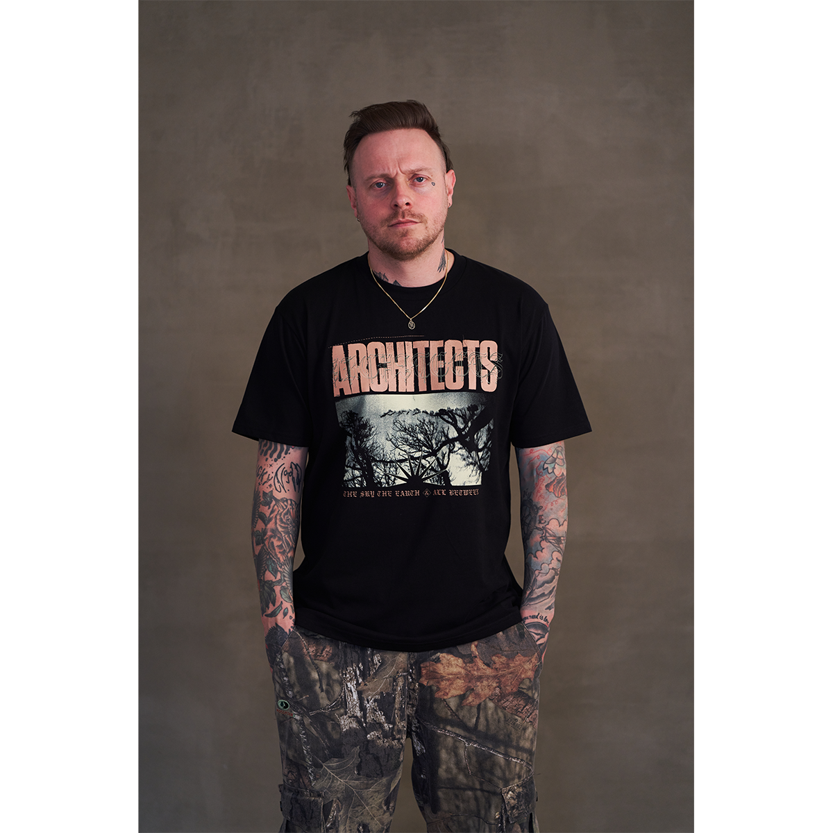 The Earth The Trees Black Tee