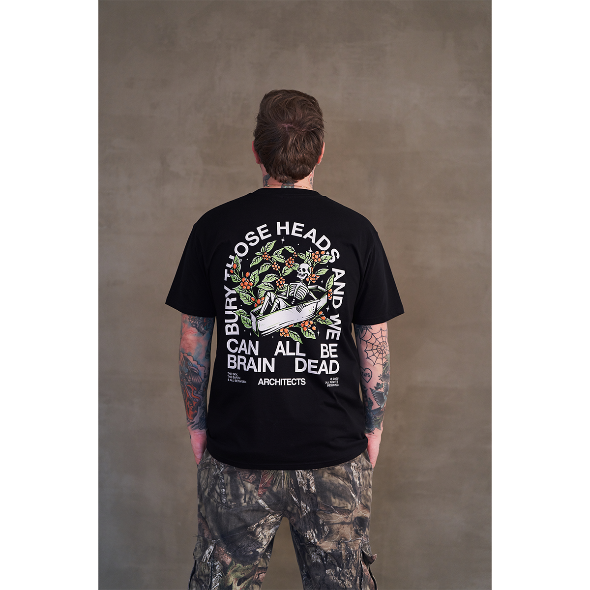 Bury Those Heads Black T-Shirt