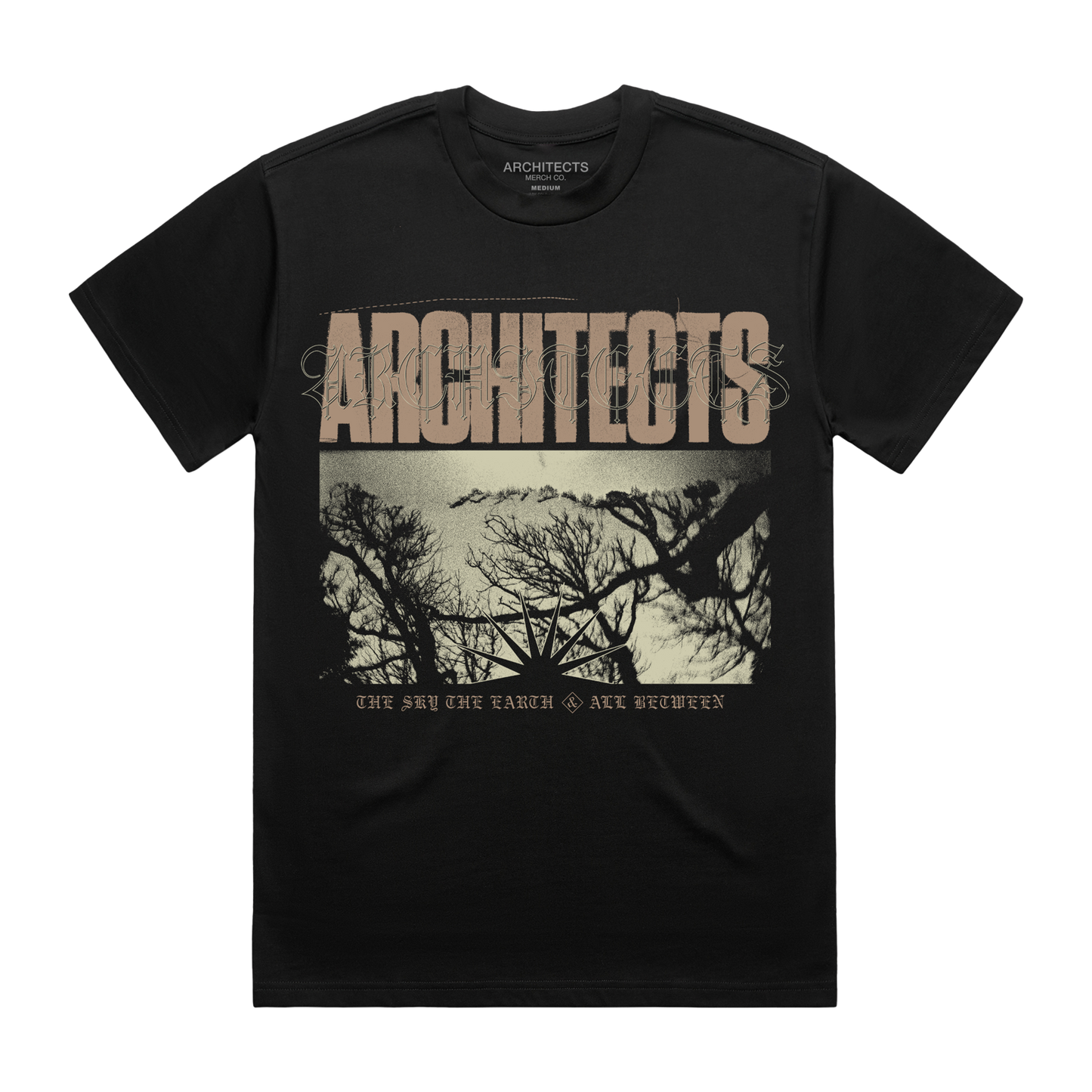 The Earth The Trees Black Tee
