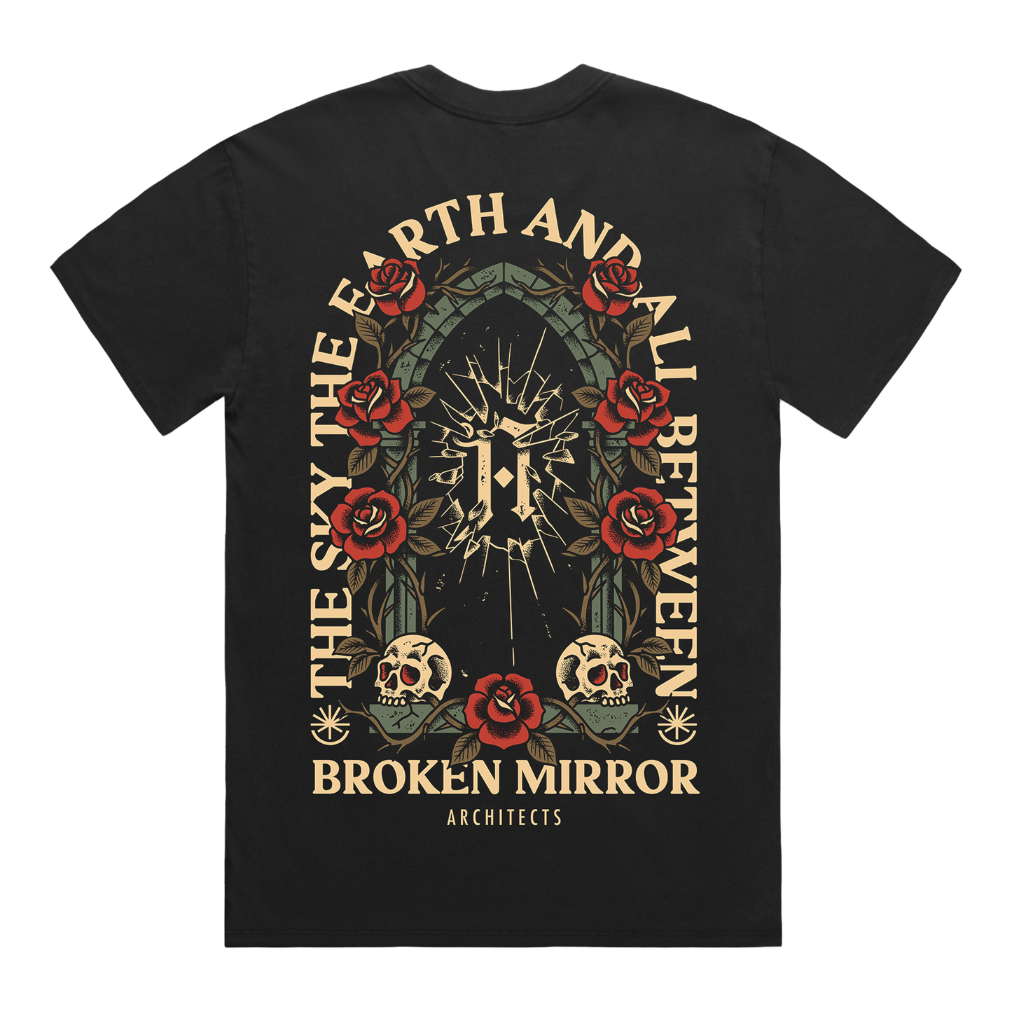 Broken Mirror Black T-Shirt