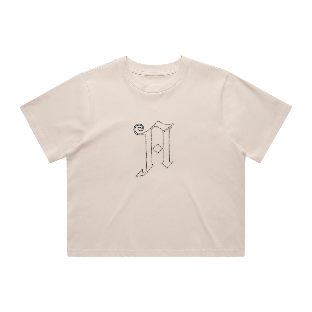 Diamonte Crop T-Shirt