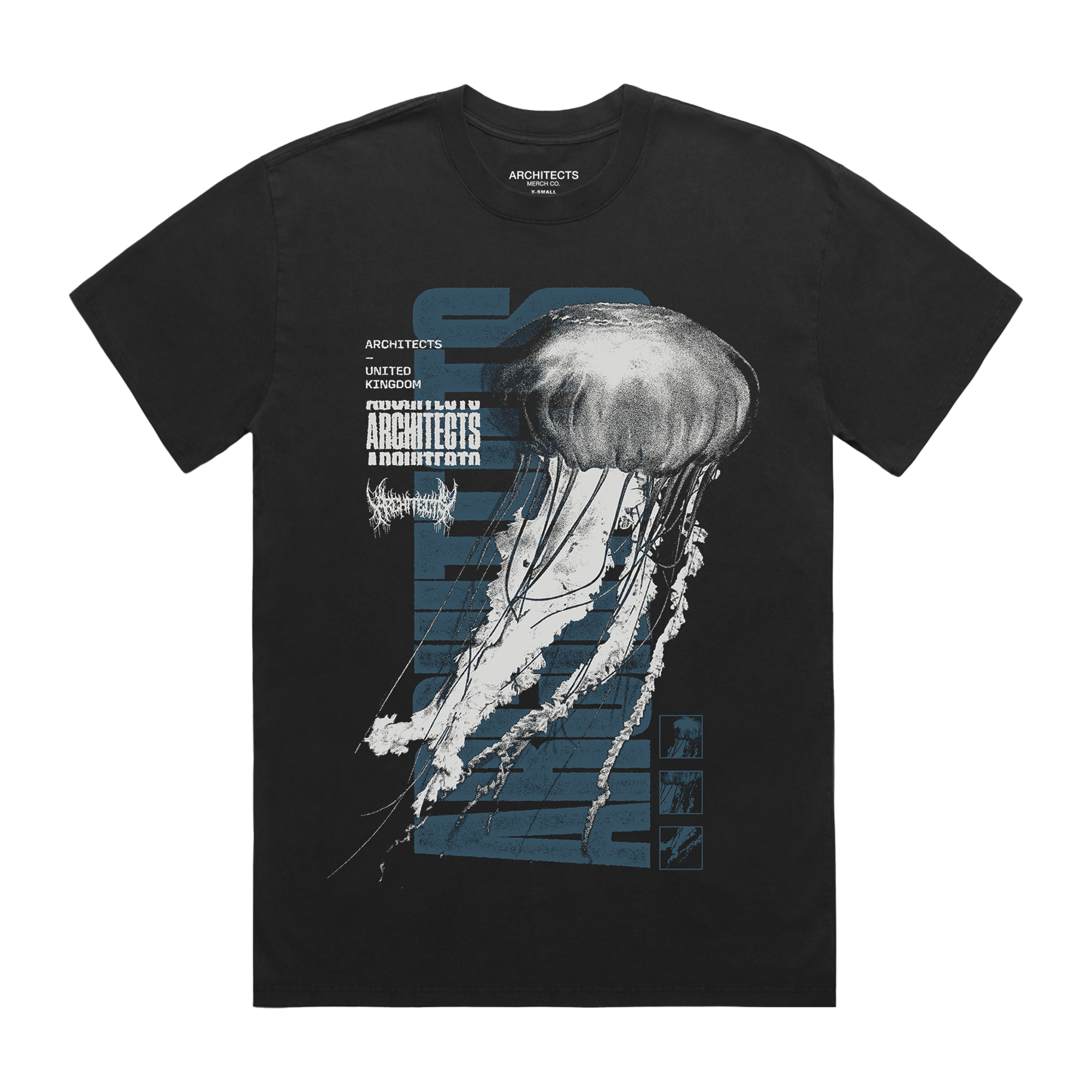 Jellyfish Faded Black T-shirt