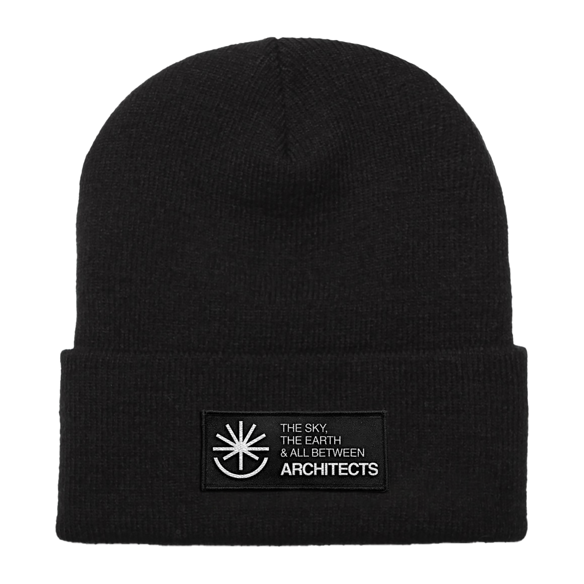 The Sky, The Earth Logo Black Beanie