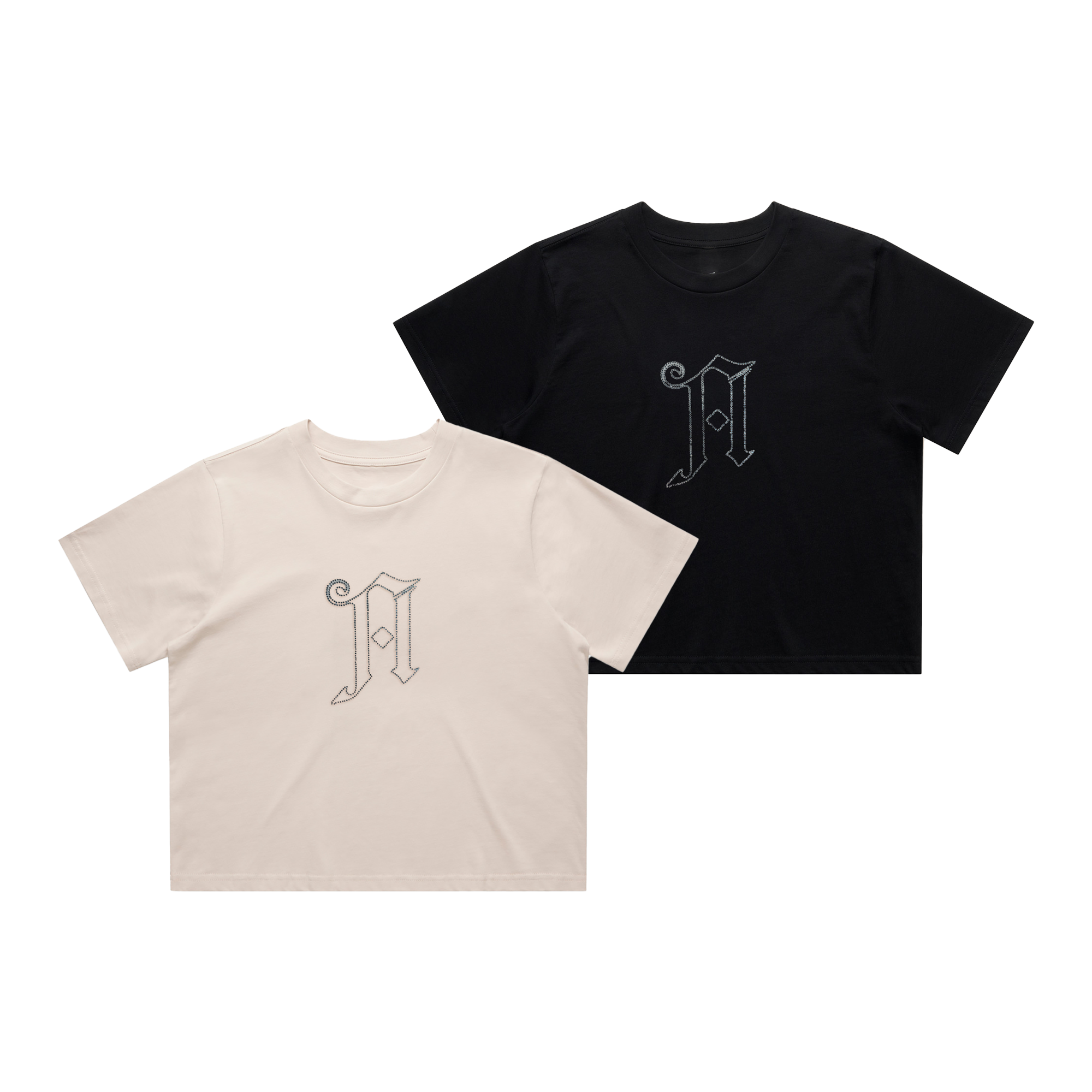 Diamonte Crop T-Shirt