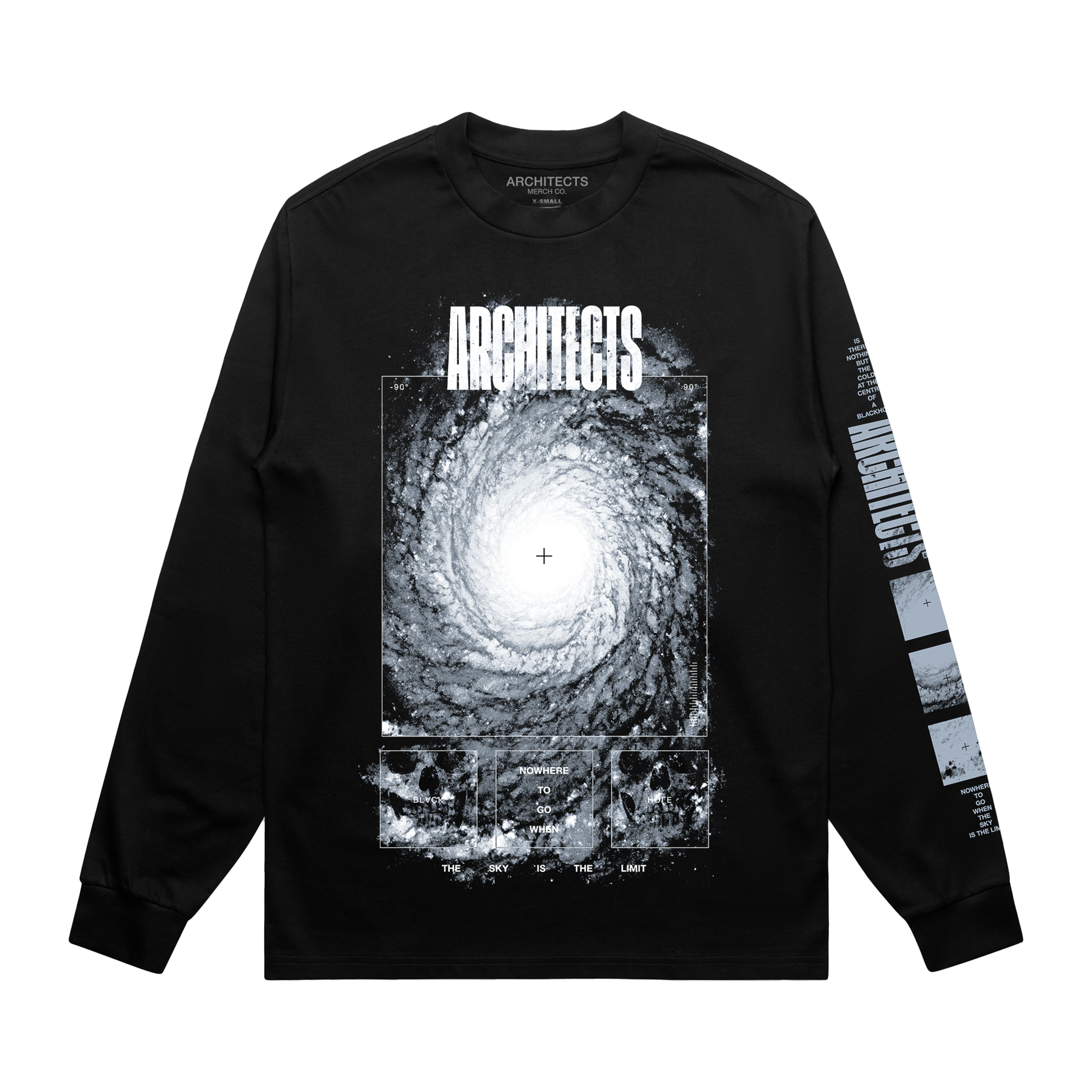 Architects Blackhole Nowhere To Go Black Longsleeve T-Shirt