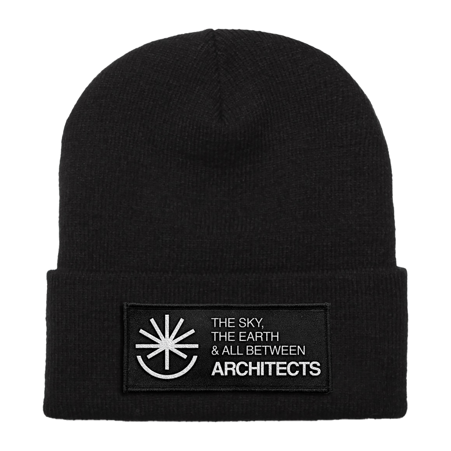 The Sky, The Earth Logo Black Beanie