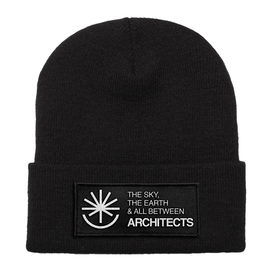 The Sky, The Earth Logo Black Beanie