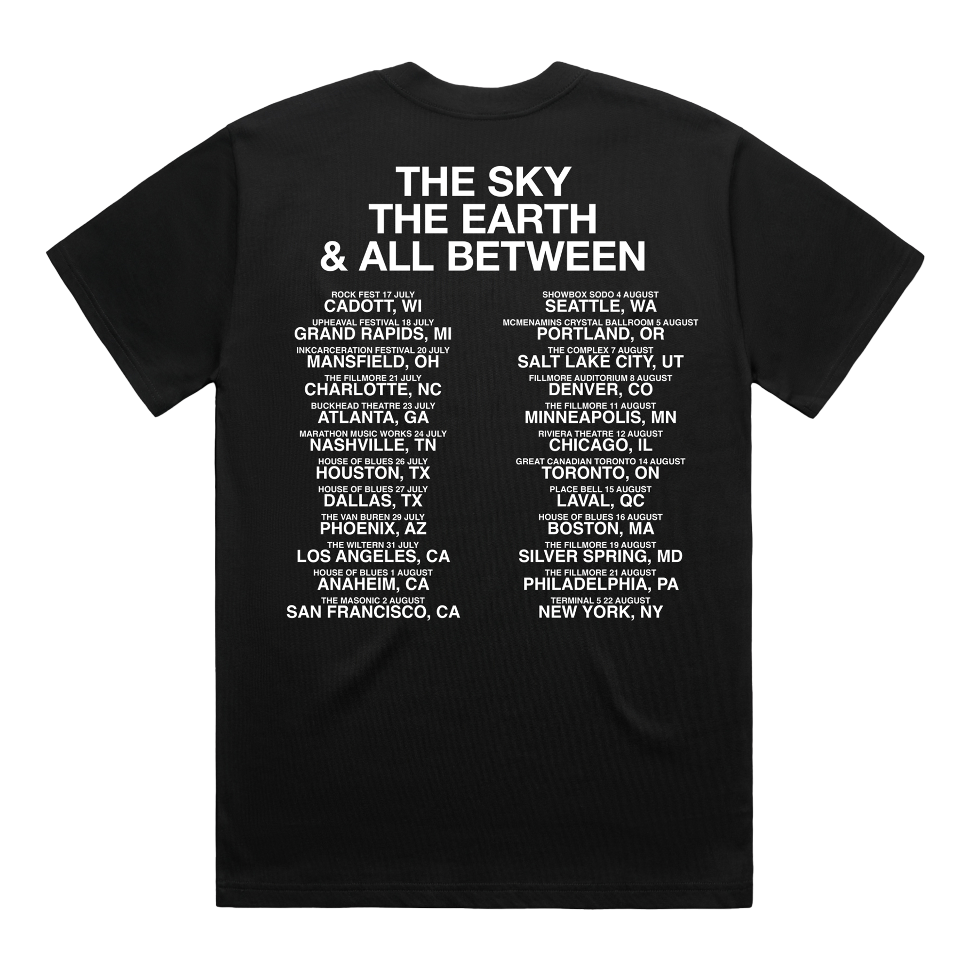 TSTE&AB NA 2025 Tour Tee