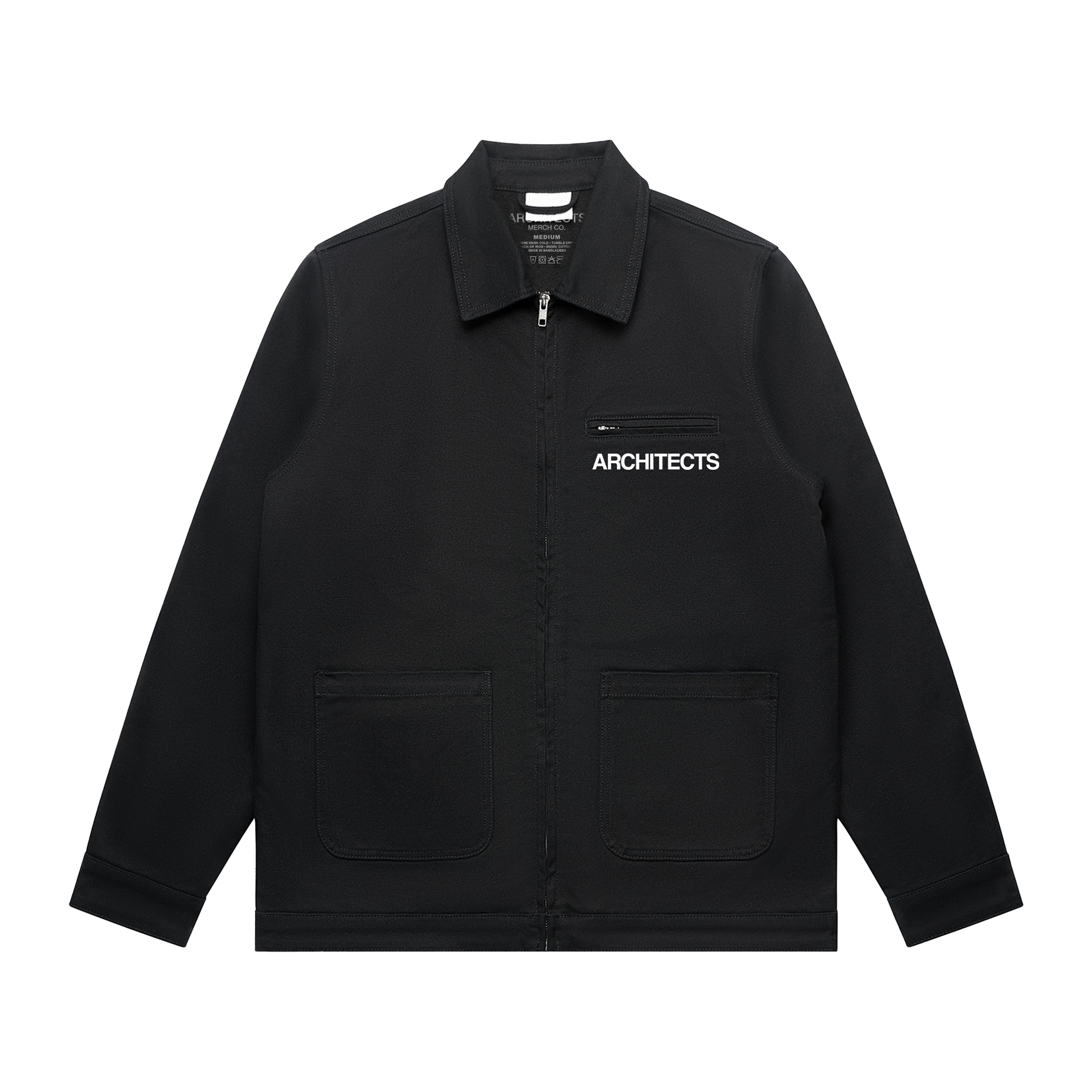 The Sky, The Earth Text Black Jacket