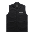 The Sky The Earth Text Black Vest
