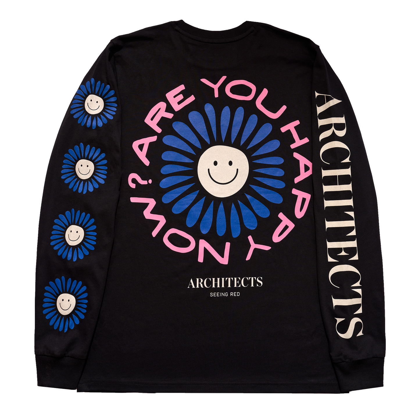 Are You Happy Now? (Black) L/S T-shirt