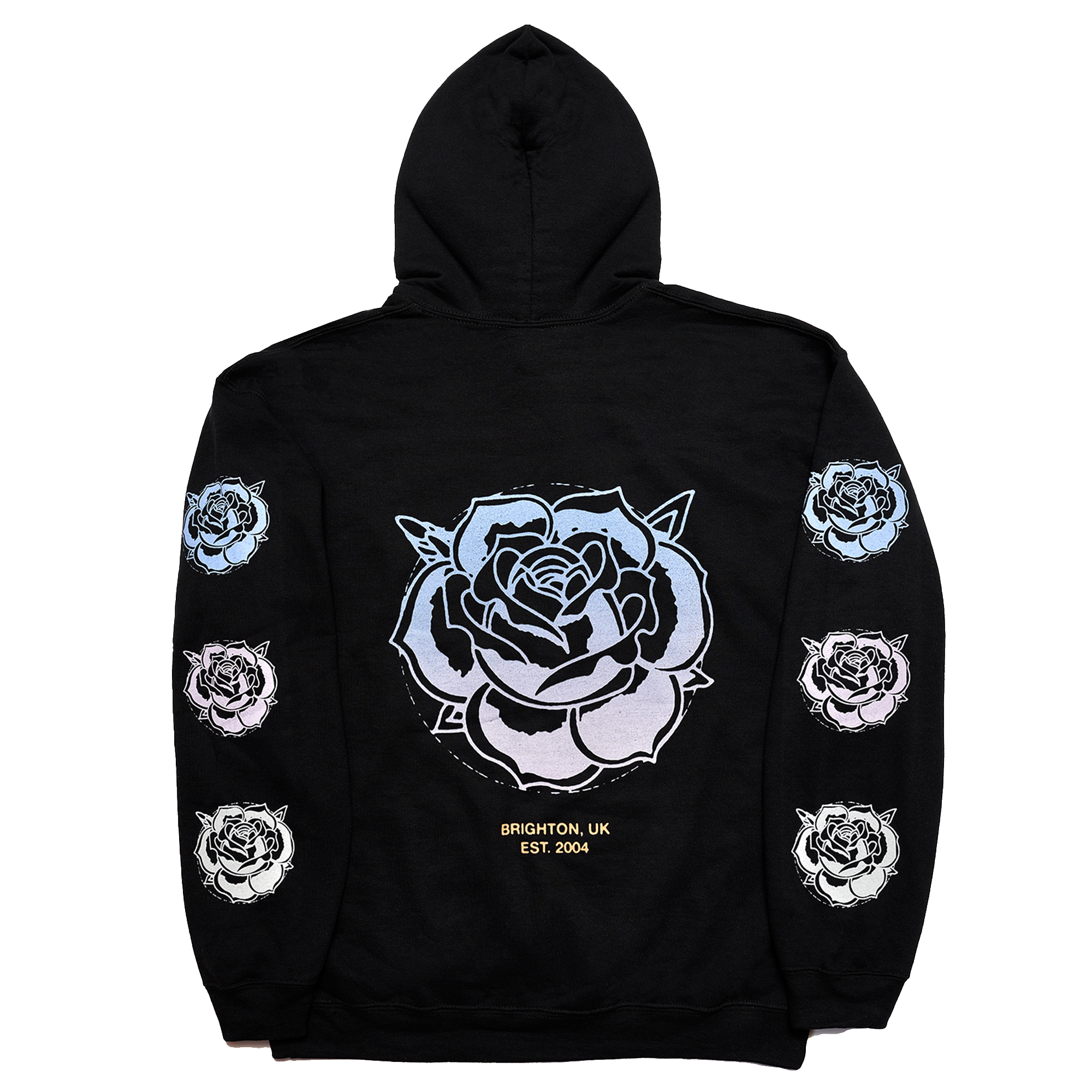 Rose (Black) Pullover Hoodie