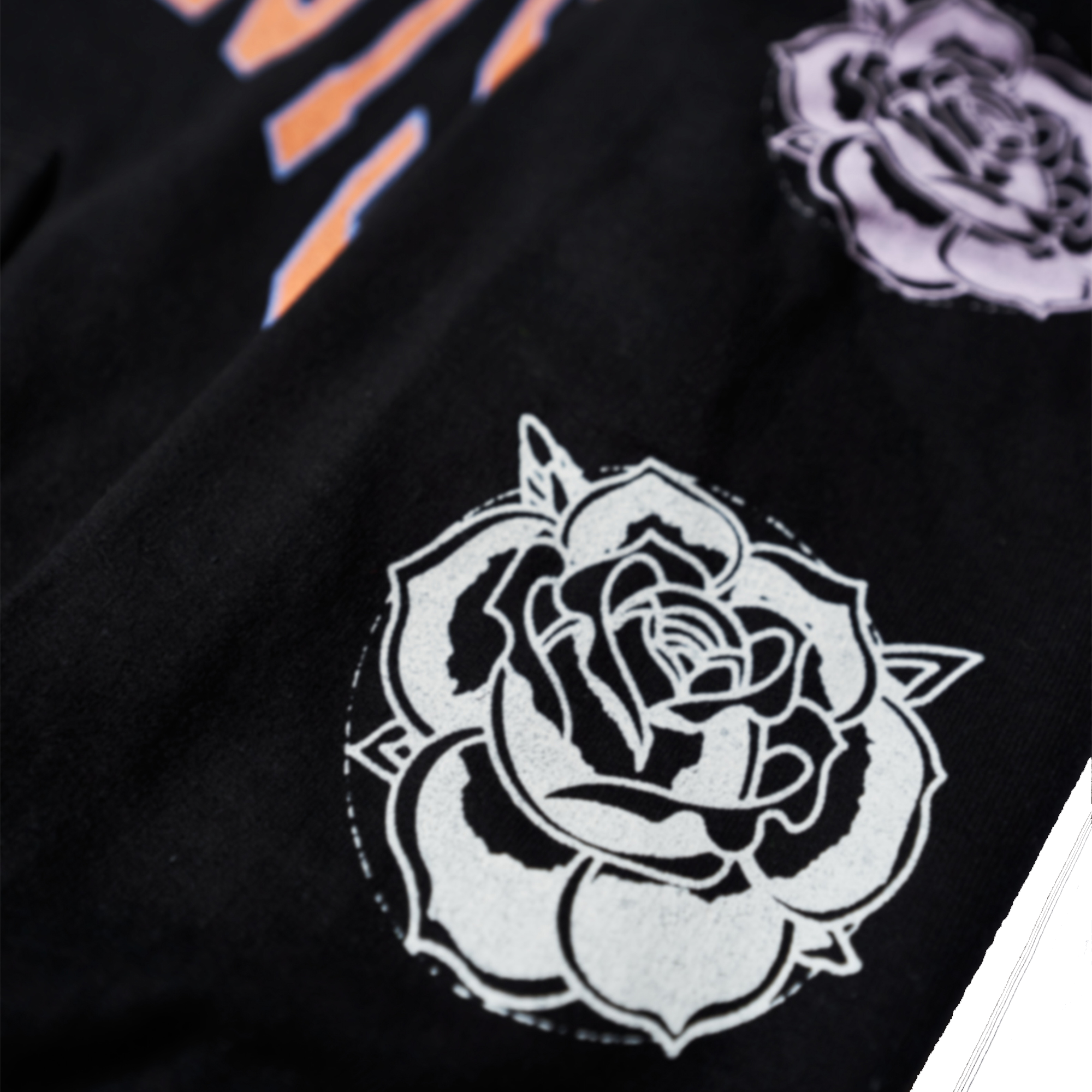 Rose (Black) Pullover Hoodie