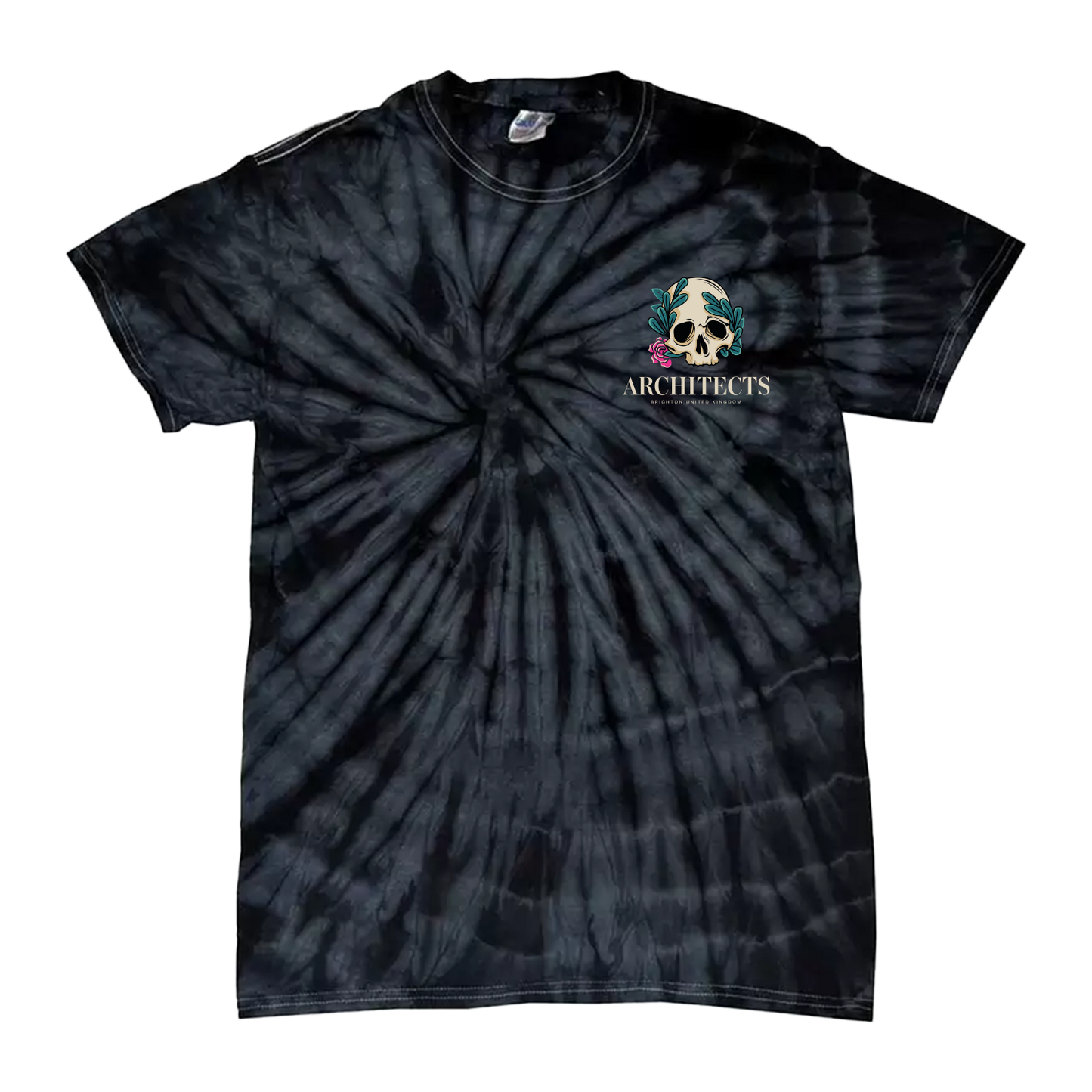 Floral Skull (Tie-dye) T-shirt