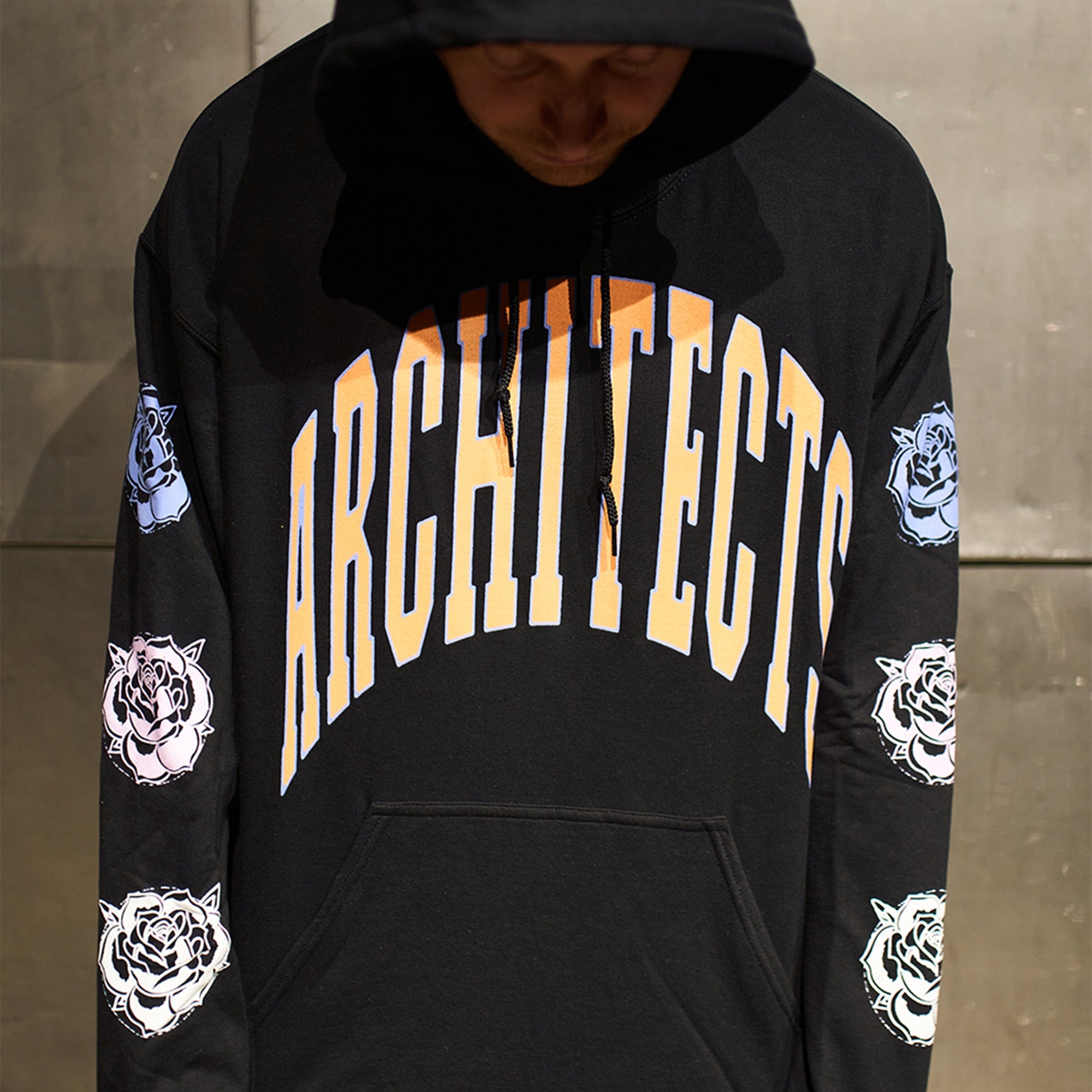 Rose (Black) Pullover Hoodie