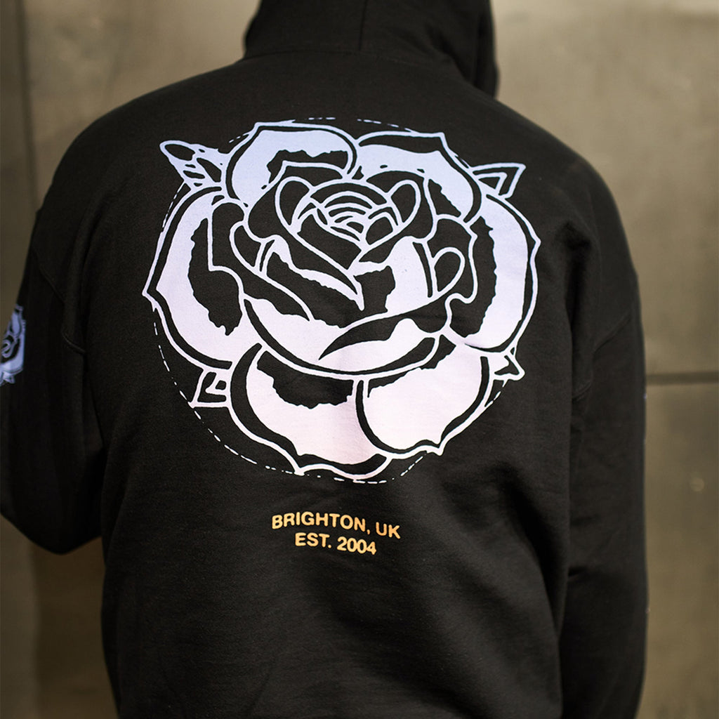 Rose (Black) Pullover Hoodie