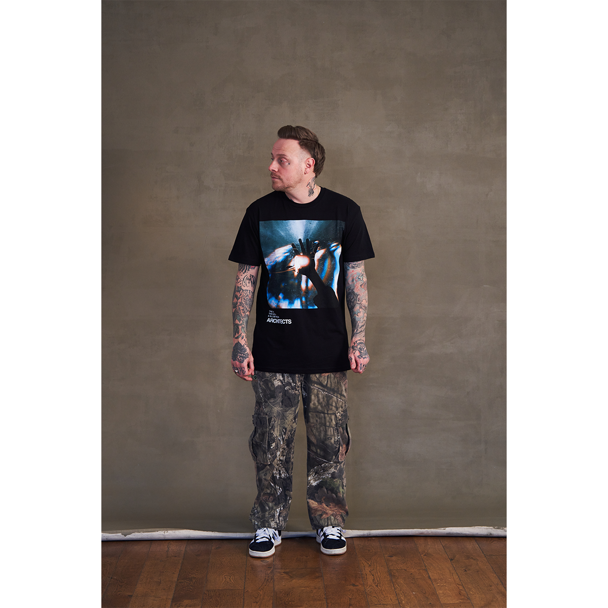 The Sky, The Earth Album Black T-Shirt