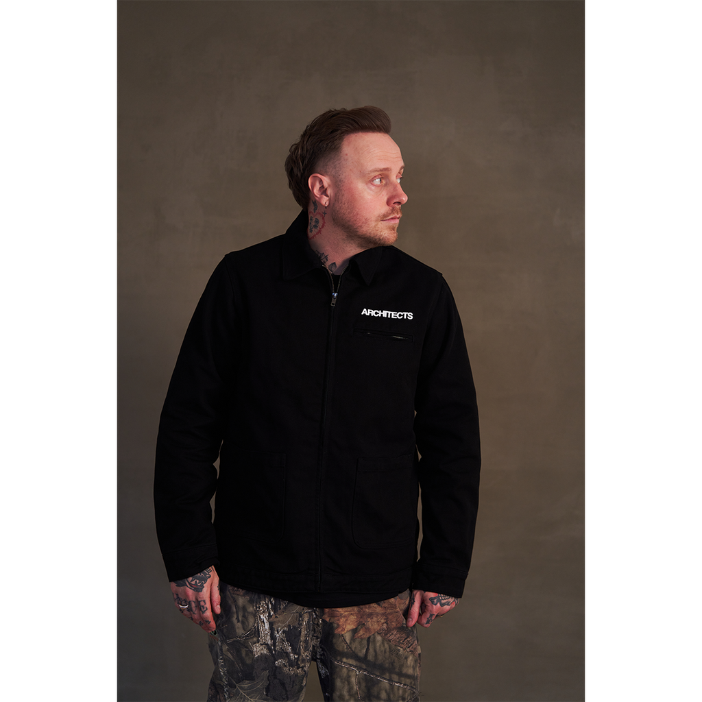 The Sky, The Earth Text Black Jacket