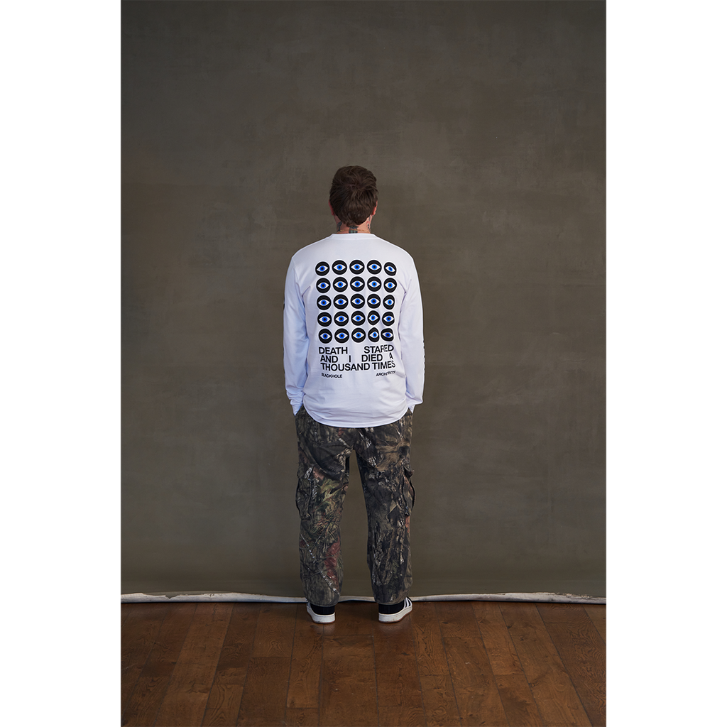 Architects Death Stared White Longsleeve T-Shirt