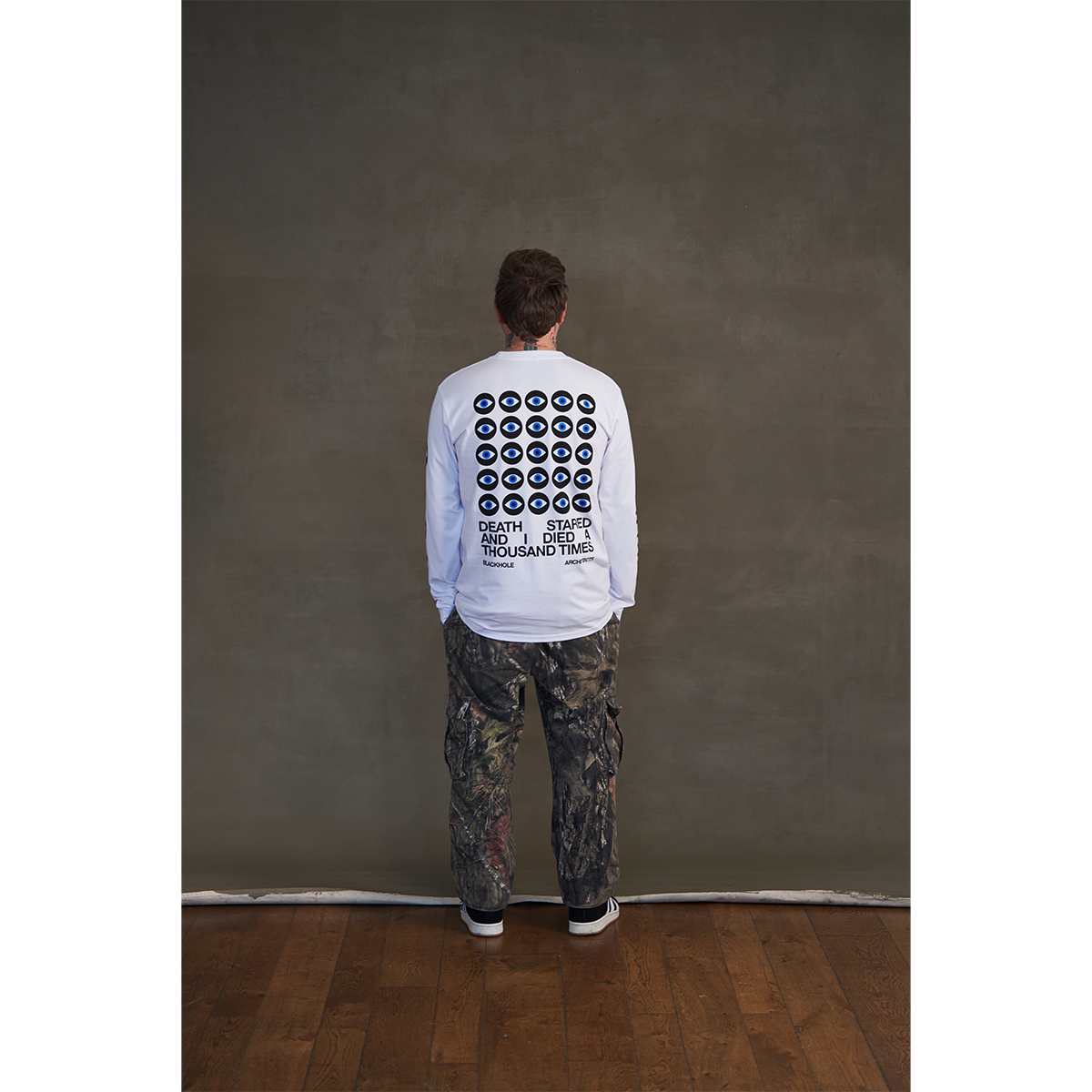 Architects Death Stared White Longsleeve T-Shirt