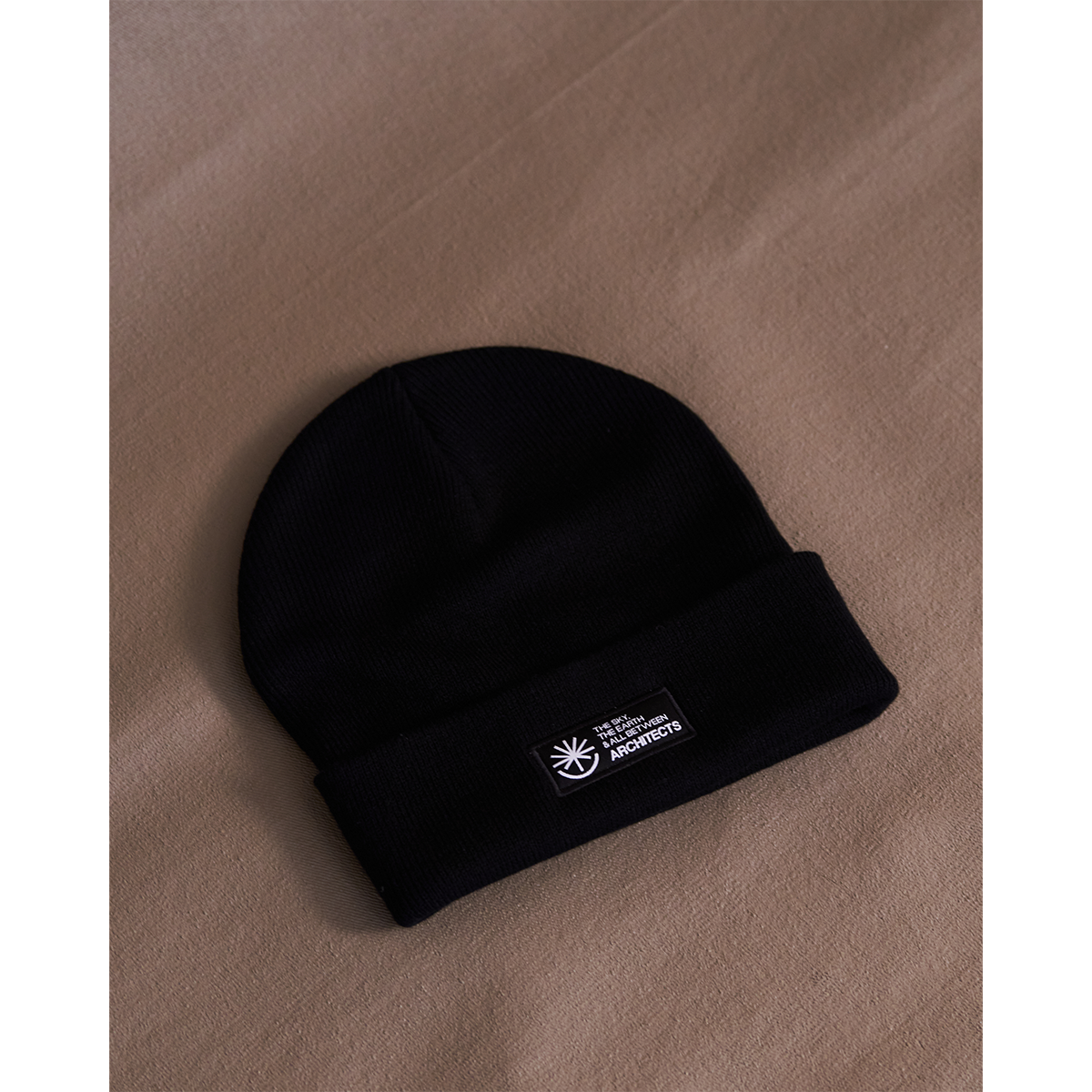 The Sky, The Earth Logo Black Beanie