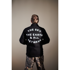 The Sky, The Earth Text Black Jacket
