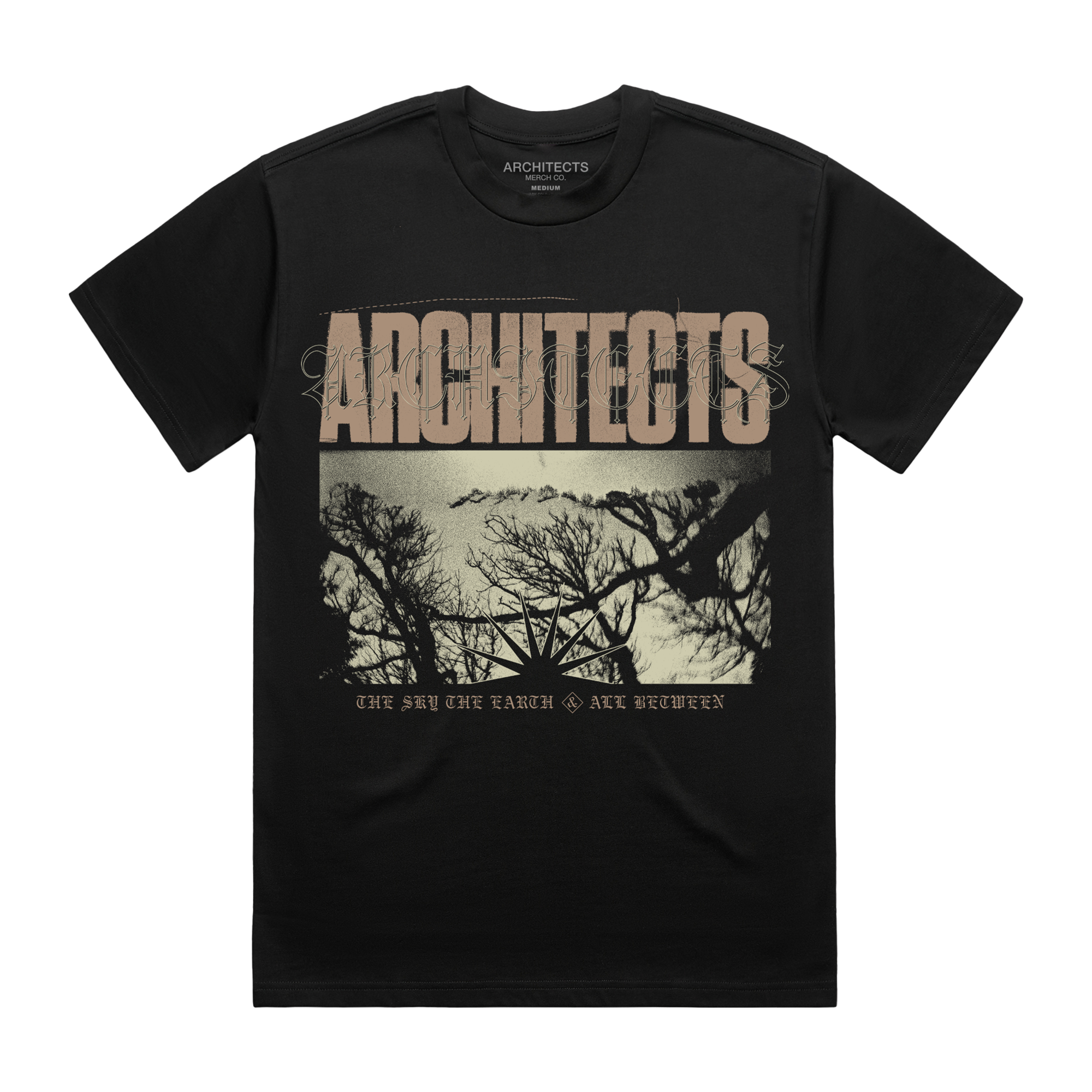 The Earth The Trees Black Tee